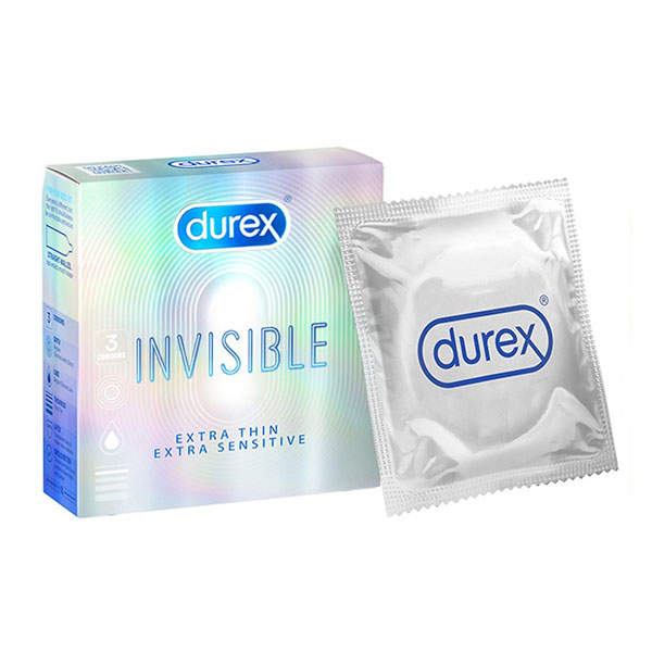 Bao cao su Durex Invisible Extra Thin Extra Sensitive