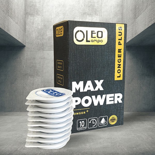 Bao cao su Oleo Lampo Max Power hộp 10 chiếc