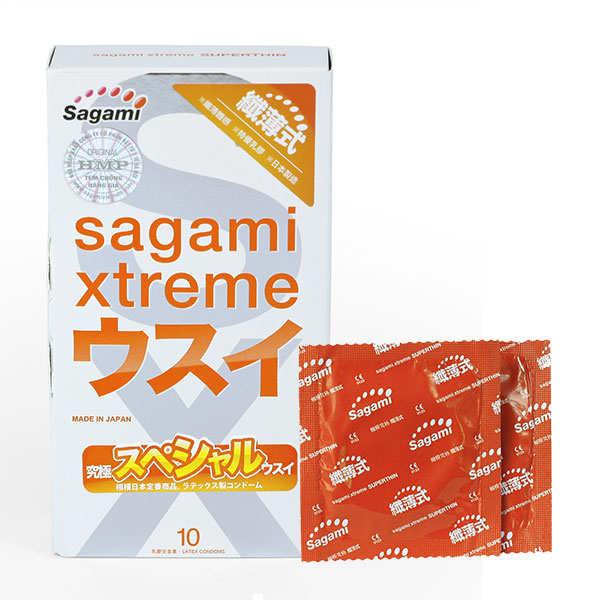 Bao cao su Sagami Xtreme Super Thin siêu mỏng