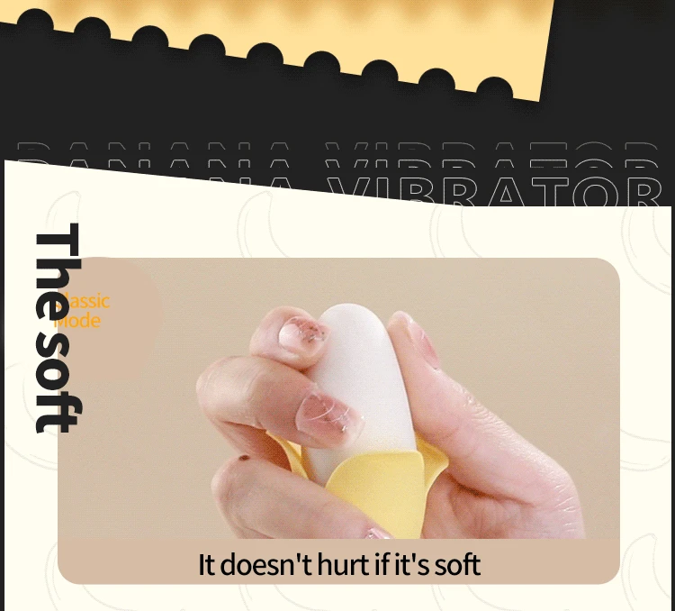 Shop bán Trứng rung mini nhỏ gọn hình quả chuối vàng silicon siêu mềm giá rẻ