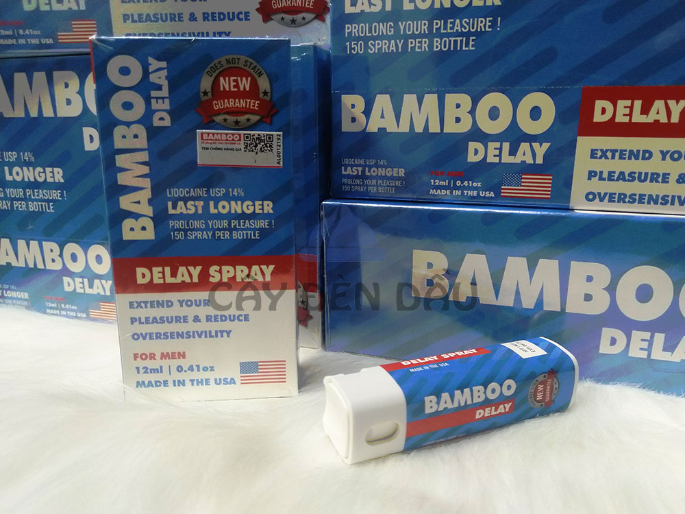 Đại lý Chai Xịt Chống Xuất Tinh Sớm Bamboo Delay Spray Từ Mỹ hàng mới về