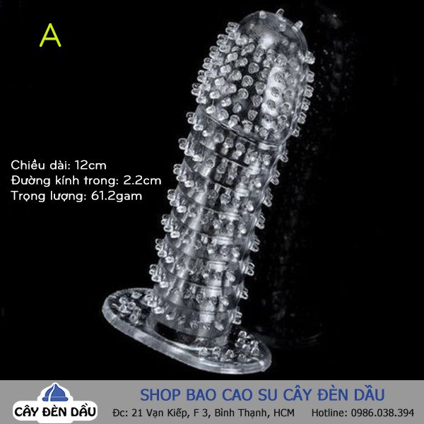  Bán Bao cao su đôn dên Crystal Condom siêu gai chính hãng