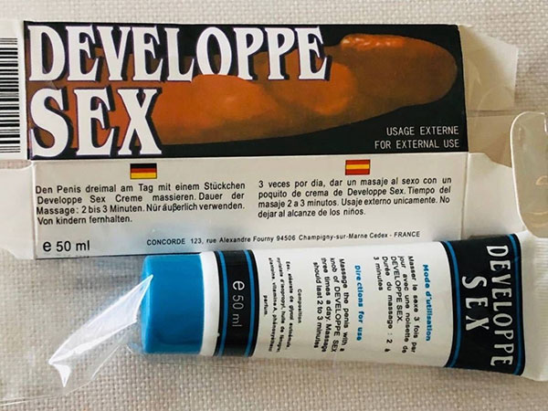 Developpe Sex Gel bôi tăng kích thước dương vật từ Pháp hiệu quả an toàn
