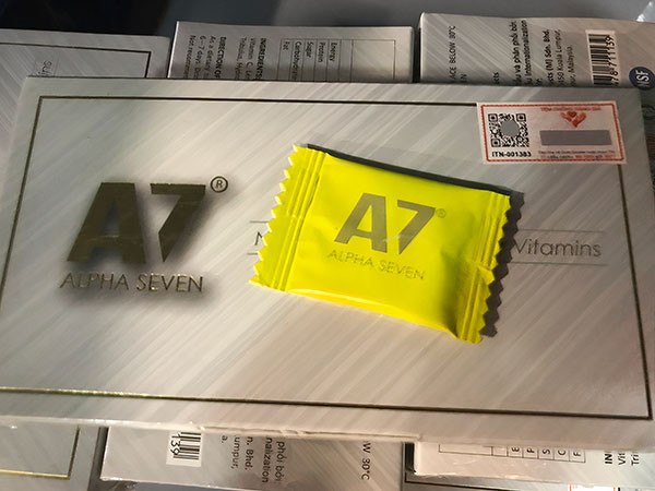 Shop bán Kẹo A7 Alpha Seven viên ngậm tăng cường sinh lý nam tự nhiên hàng xách tay