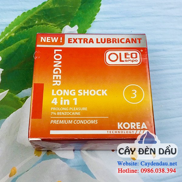  Review Bao cao su Oleo Lampo Long Shock 4in1 hộp 3 cái tốt nhất