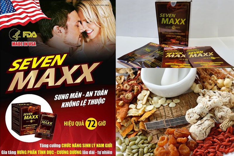 Shop bán Viên uống Seven Maxx Tăng Cường Sinh Lý Nam Giới giá tốt