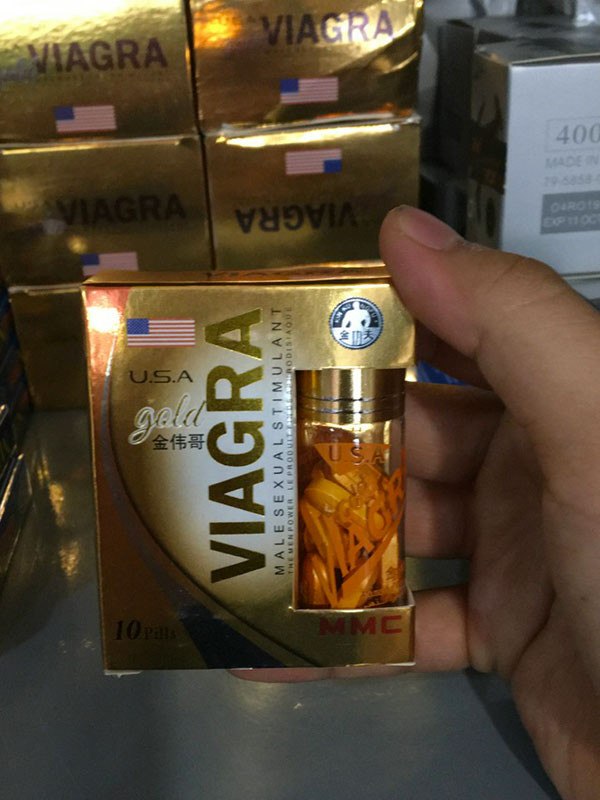  Kho sỉ Thuốc cường dương thảo dược Viagra Gold hộp 10 viên giá sỉ